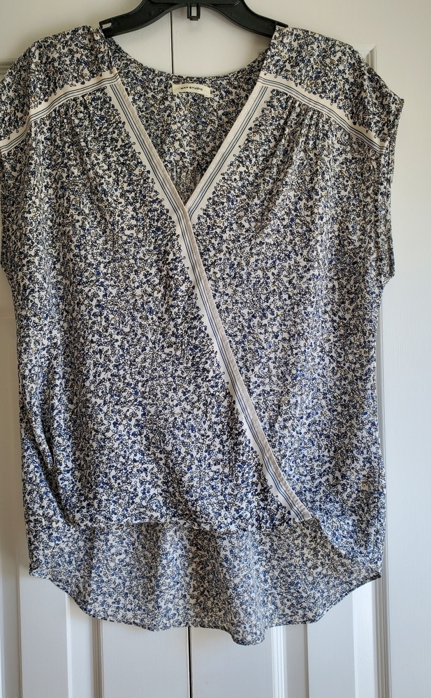 Max Studio short sleeve blouse XL